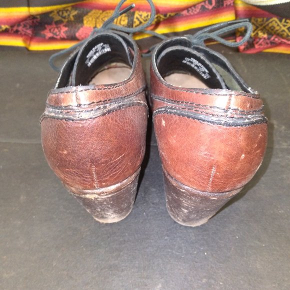 Vintage Fossil Granny Lace up shoes Size 8 - Picture 3 of 6